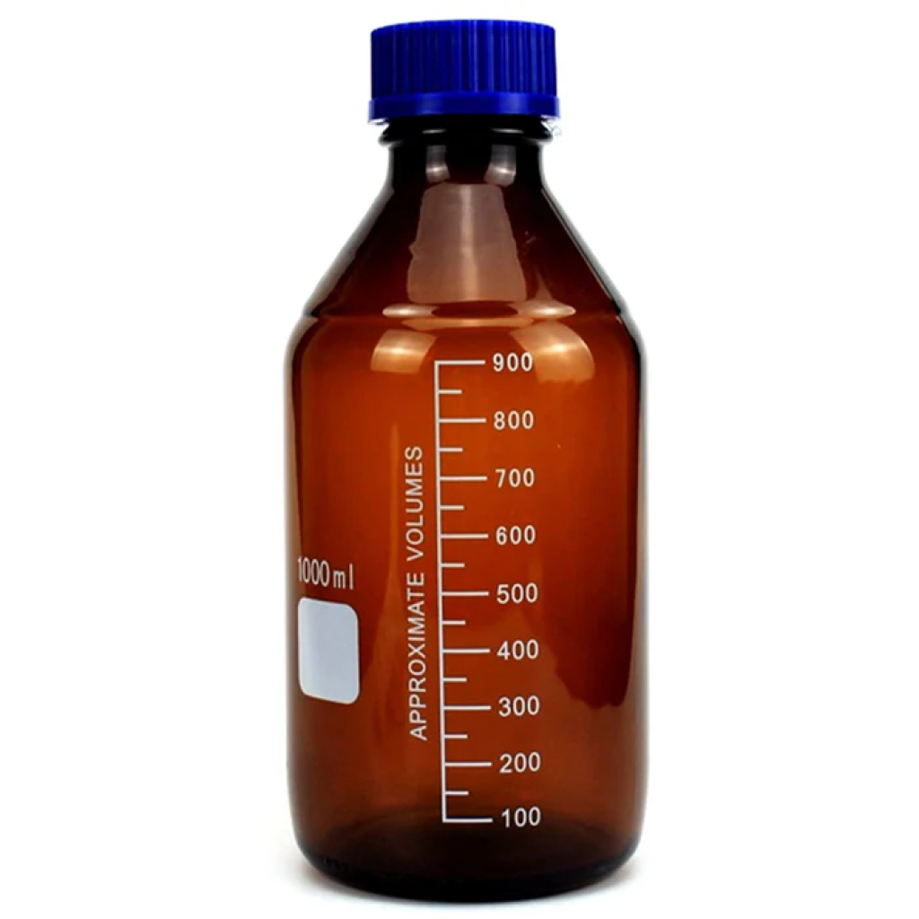 Reagent qabı qəhvəyi rəngli 1000 ml