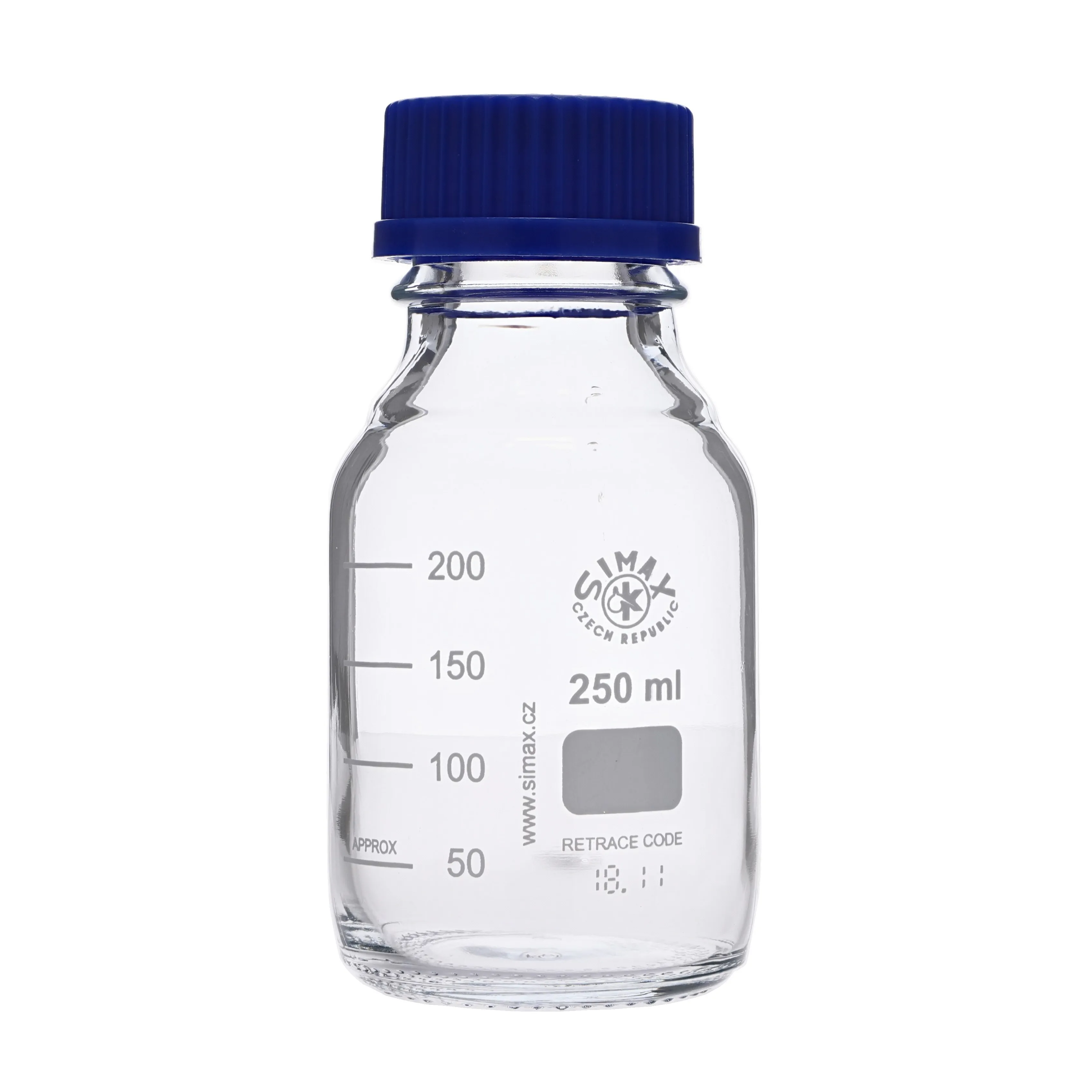 Reagent qabı şəffaf şüşə 250ml